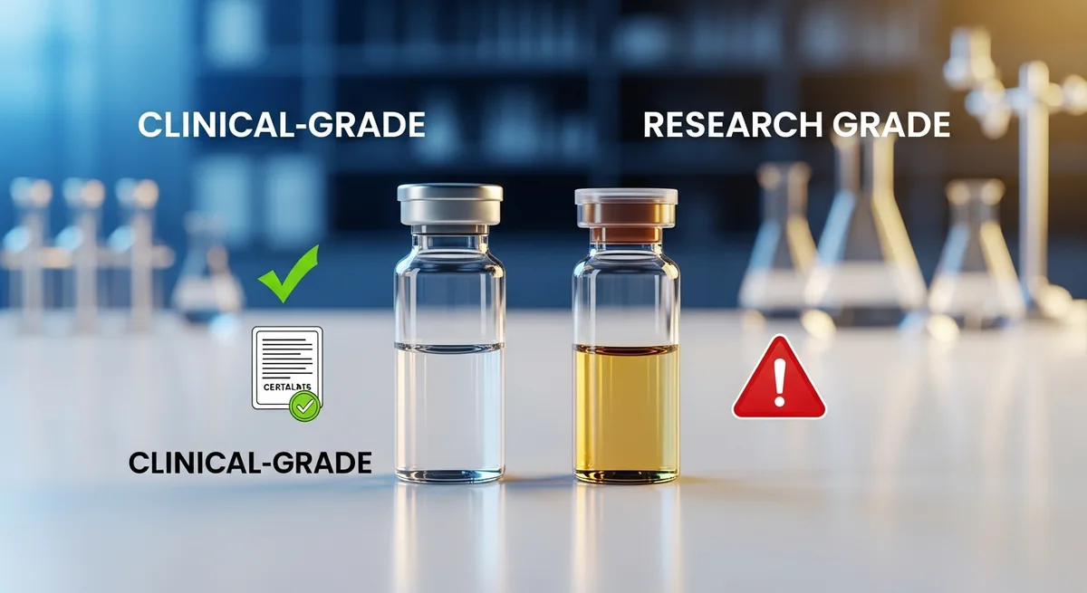 Clinical-Grade vs Research-Grade Peptides: Why Sourcing Is the First Safety Decision